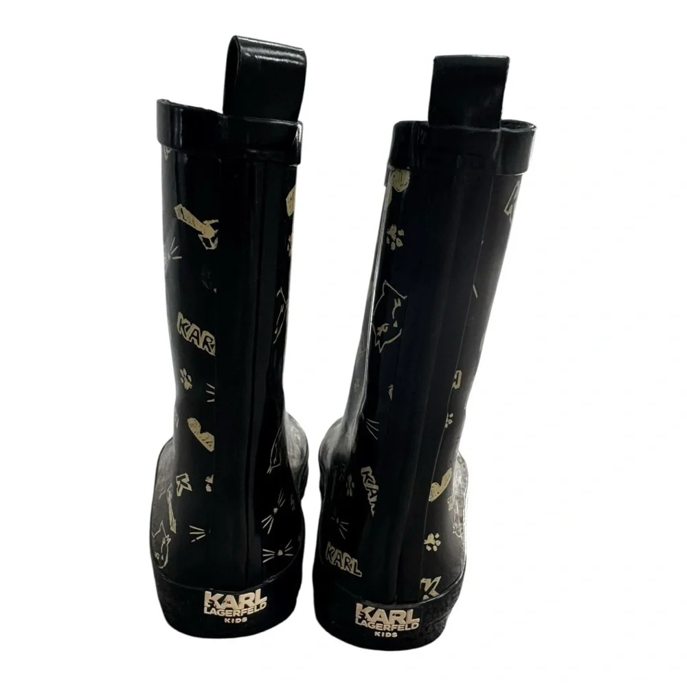 KARL LAGERFELD Kids Rain Boots Size 7